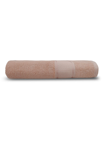 Soft Peach Cotton Bath Towel – Gentle, Plush & Quick-Dry