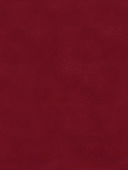 Solid Maroon Plush Runner – Modern Minimalist Bedside & Hallway Rug