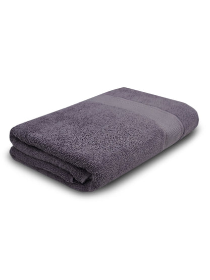 Soft Grey Cotton Bath Towel – Elegant, Plush & Quick-Dry