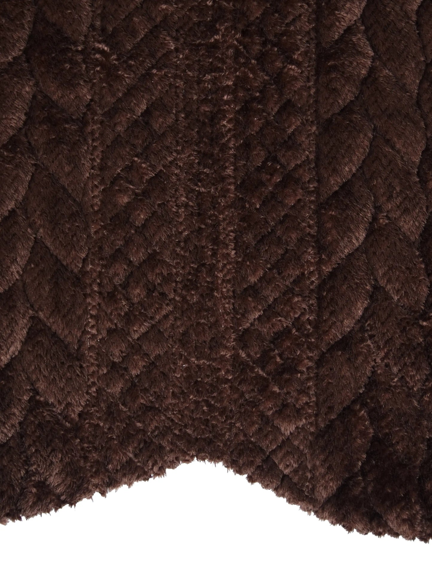 AtoZ Home Decor Luxury Textured Braided Velvet Sofa Cover | Braided Chevron Pattern