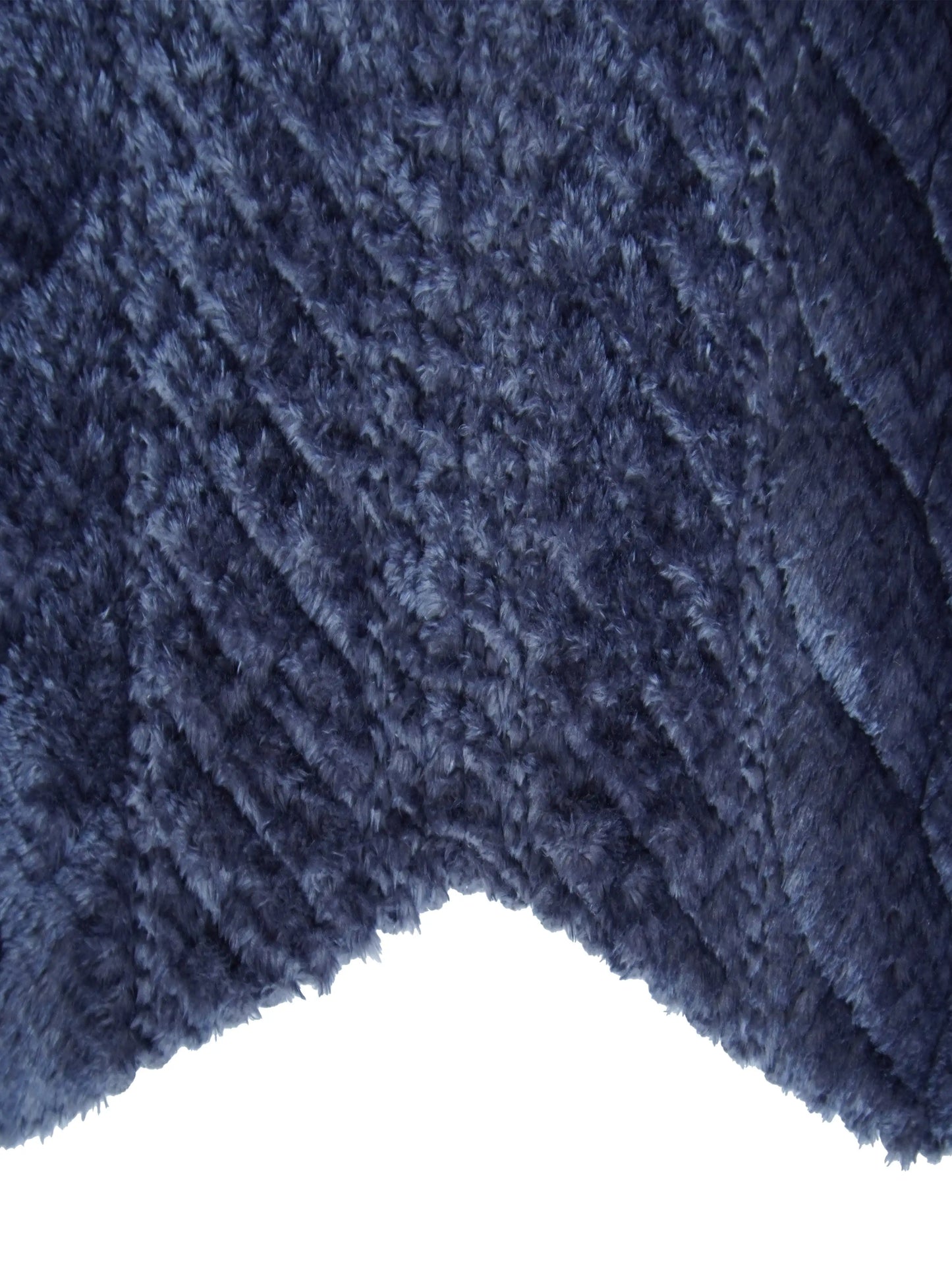 AtoZ Home Decor Luxury Textured Braided Velvet Sofa Cover | Braided Chevron Pattern