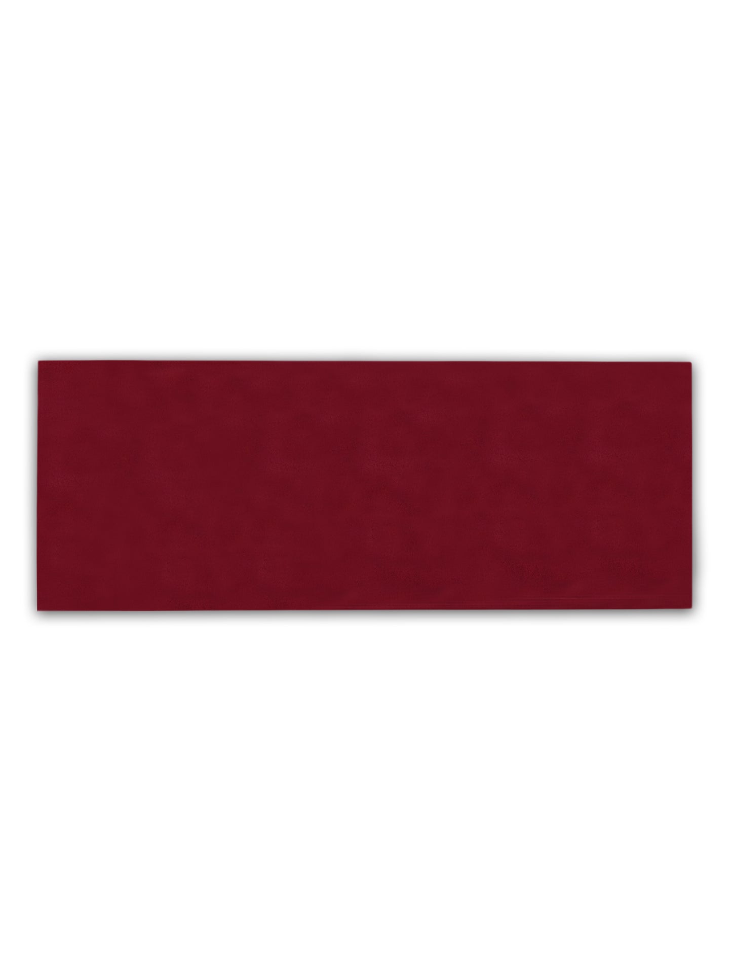 Solid Maroon Plush Runner – Modern Minimalist Bedside & Hallway Rug