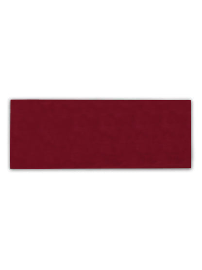 Solid Maroon Plush Runner – Modern Minimalist Bedside & Hallway Rug