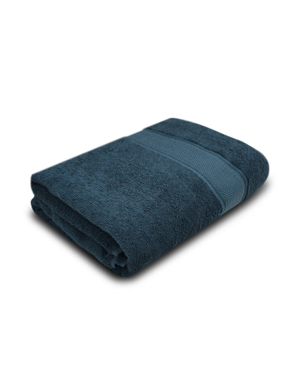Soft Teal Cotton Bath Towel – Plush, Absorbent & Quick-Dry