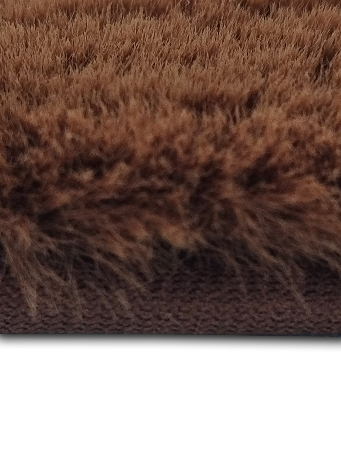 Solid Brown Plush Runner – Modern Minimalist Bedside & Hallway Rug