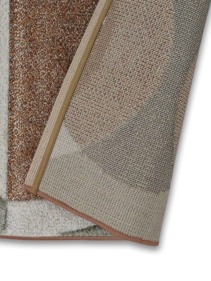 Geometric Circle Runner – Modern Plush Abstract Runner