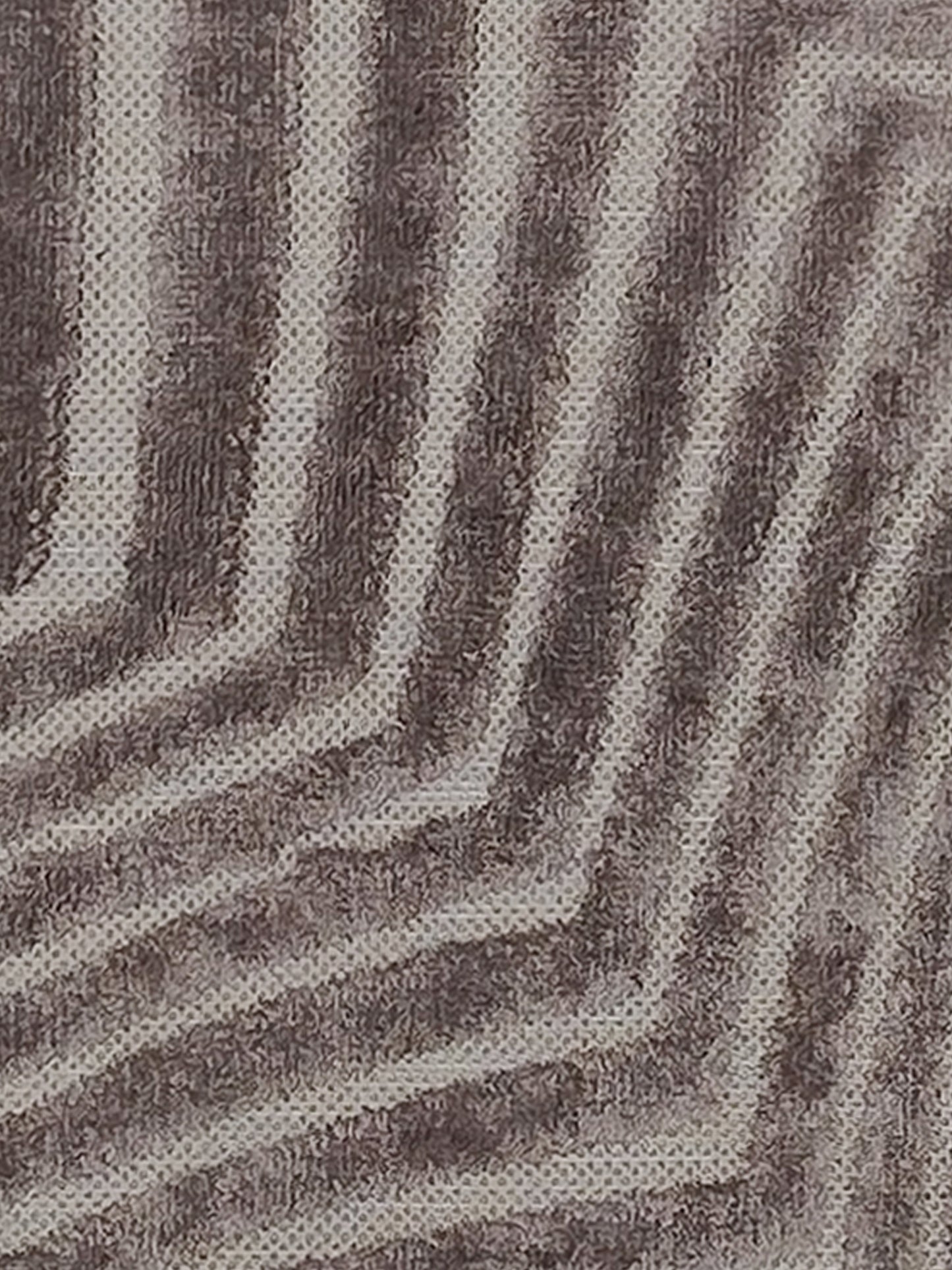 Charcoal Grey Geometric Maze Textured Runner – Modern Plush Bedside & Hallway Carpet