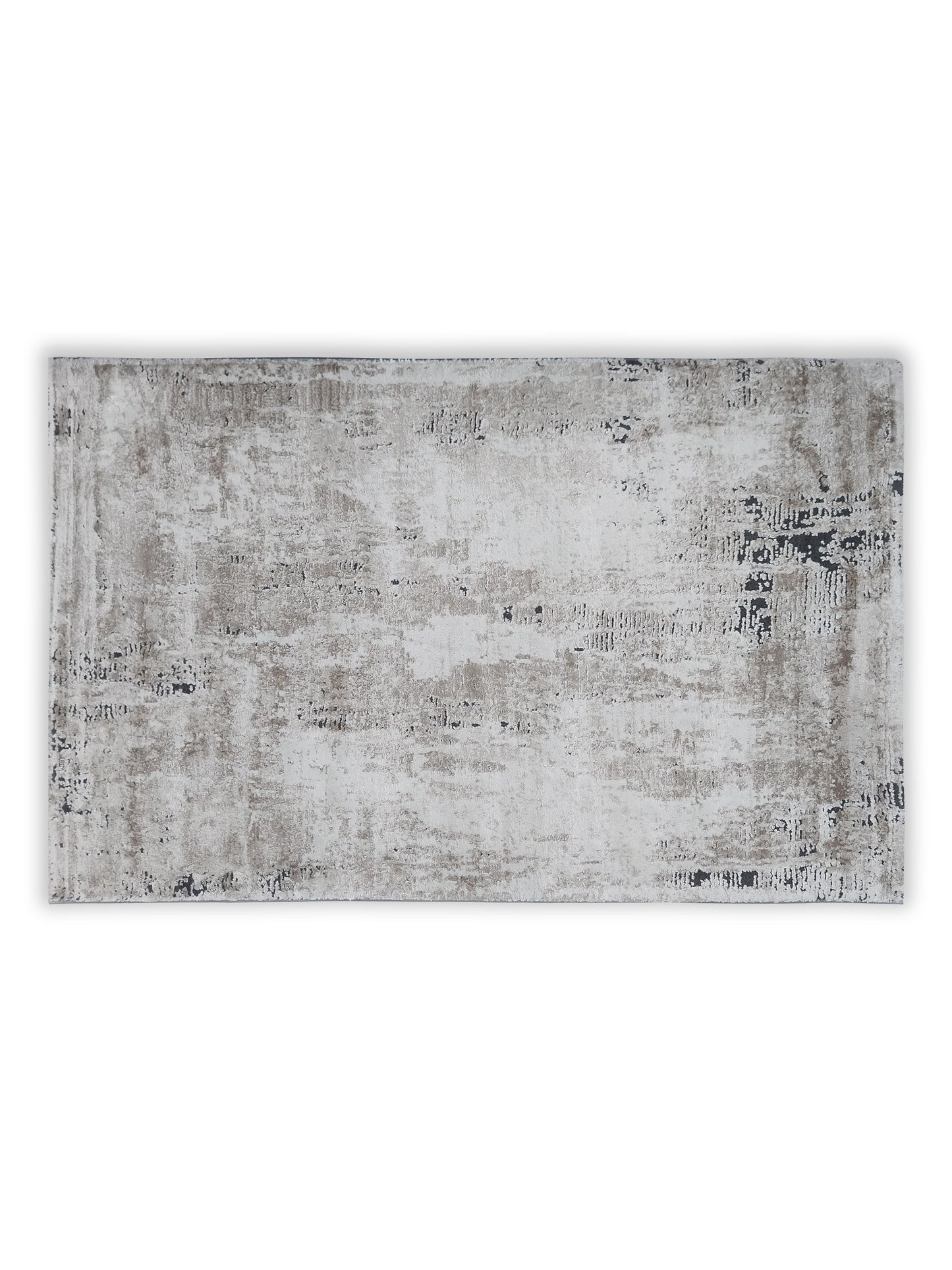 Grey Beige Textured Carpet – Modern Minimalist Soft Rug for Living Spaces