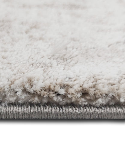 Grey Beige Textured Carpet – Modern Minimalist Soft Rug for Living Spaces