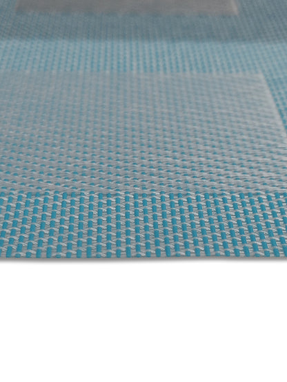 Atoz Blue Placemats for Dining Table – Set of 6 | Heat & Stain Resistant | Washable, Non-Slip Table Mats | Stylish Woven Design for Kitchen & Dining Room