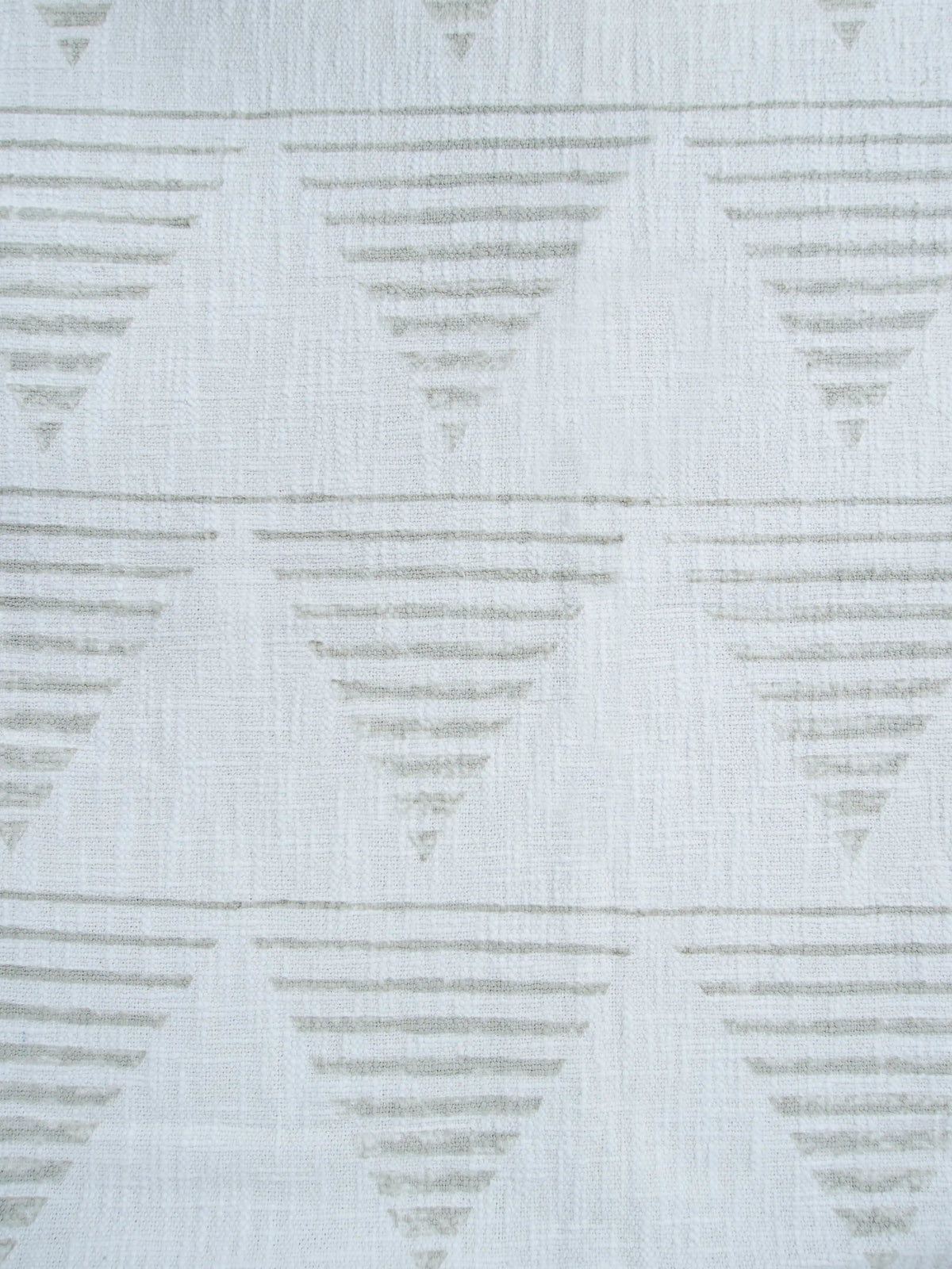 Atoz Home Decor Traditional Sanganeri Block Printed Cotton-Jute Throw with Fringe (130 x 170 cm)