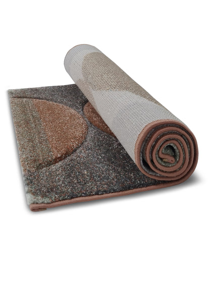 Geometric Circle Runner – Modern Plush Abstract Runner