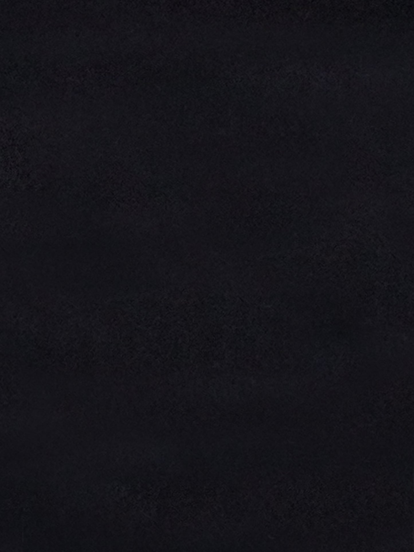 Solid Black Plush Runner – Modern Minimalist Bedside & Hallway Rug