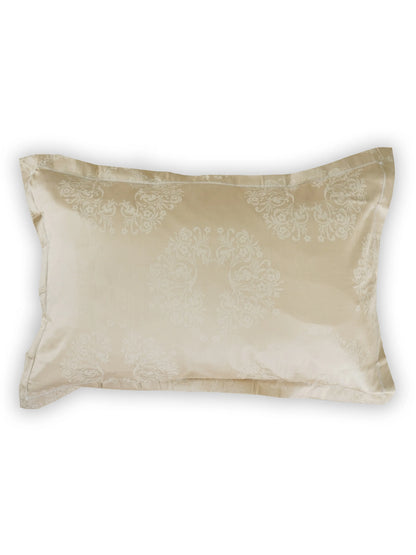 Soft Feel, Elegant Damask Floral King Bed Sheet Set – 100% Cotton (300 TC)