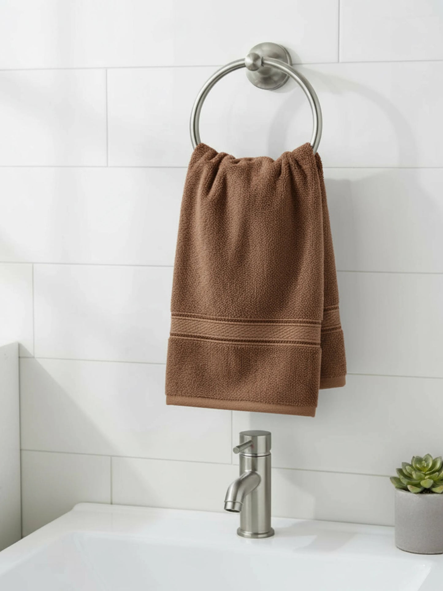 AtoZ Home Decor 100% Cotton Bath Towel | Soft, Quick Dry & Lightweight (40 x 60 CM)