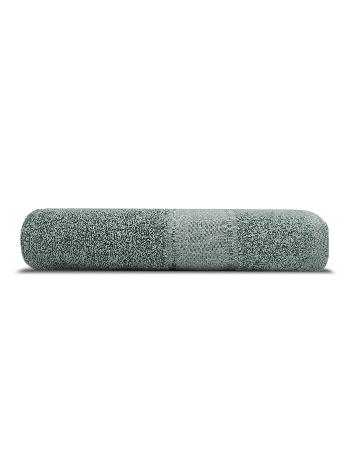 Sage Green Cotton Bath Towel – Soft, Plush, Quick-Dry Comfort
