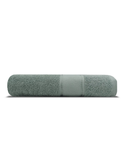 Sage Green Cotton Bath Towel – Soft, Plush, Quick-Dry Comfort
