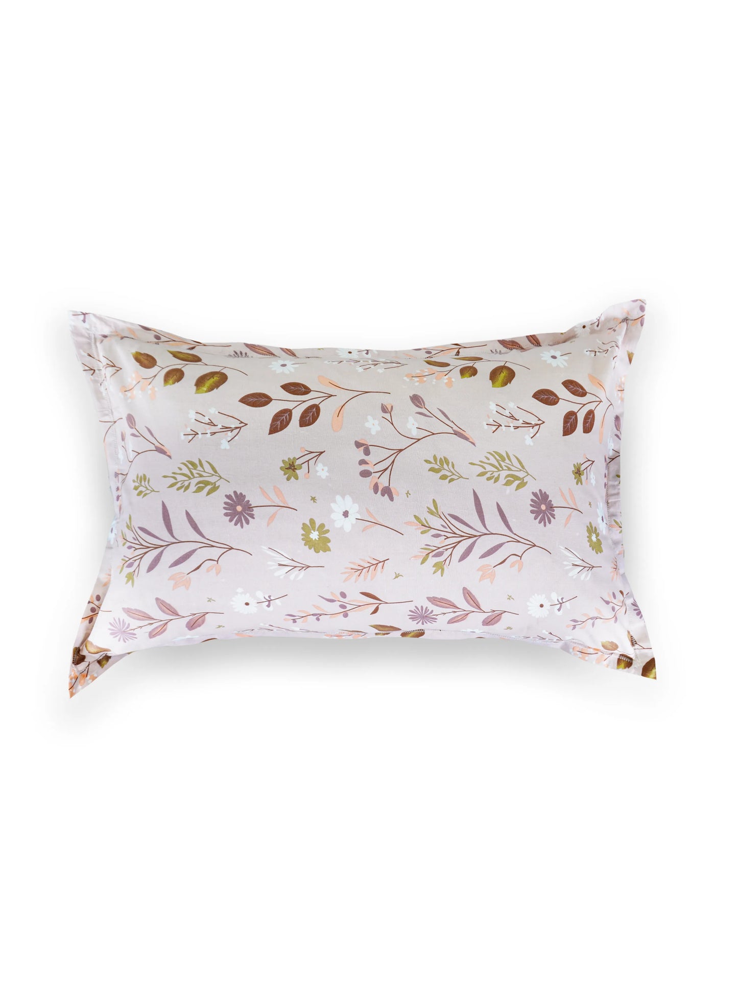 Soft Feel Faint Pink Floral Cotton King Bedsheet Set