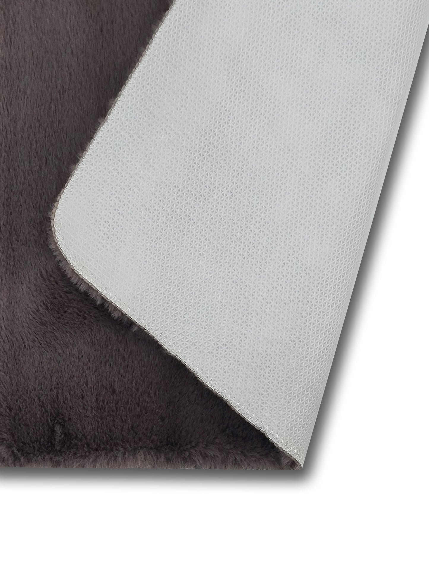 Charcoal Grey Faux Fur Shaggy Carpet – Ultra Soft Plush Texture – 2 Sizes