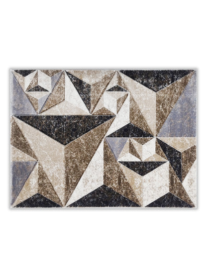 Modern Prism Geometric Carpet – Designer Pattern Rug for Living Room