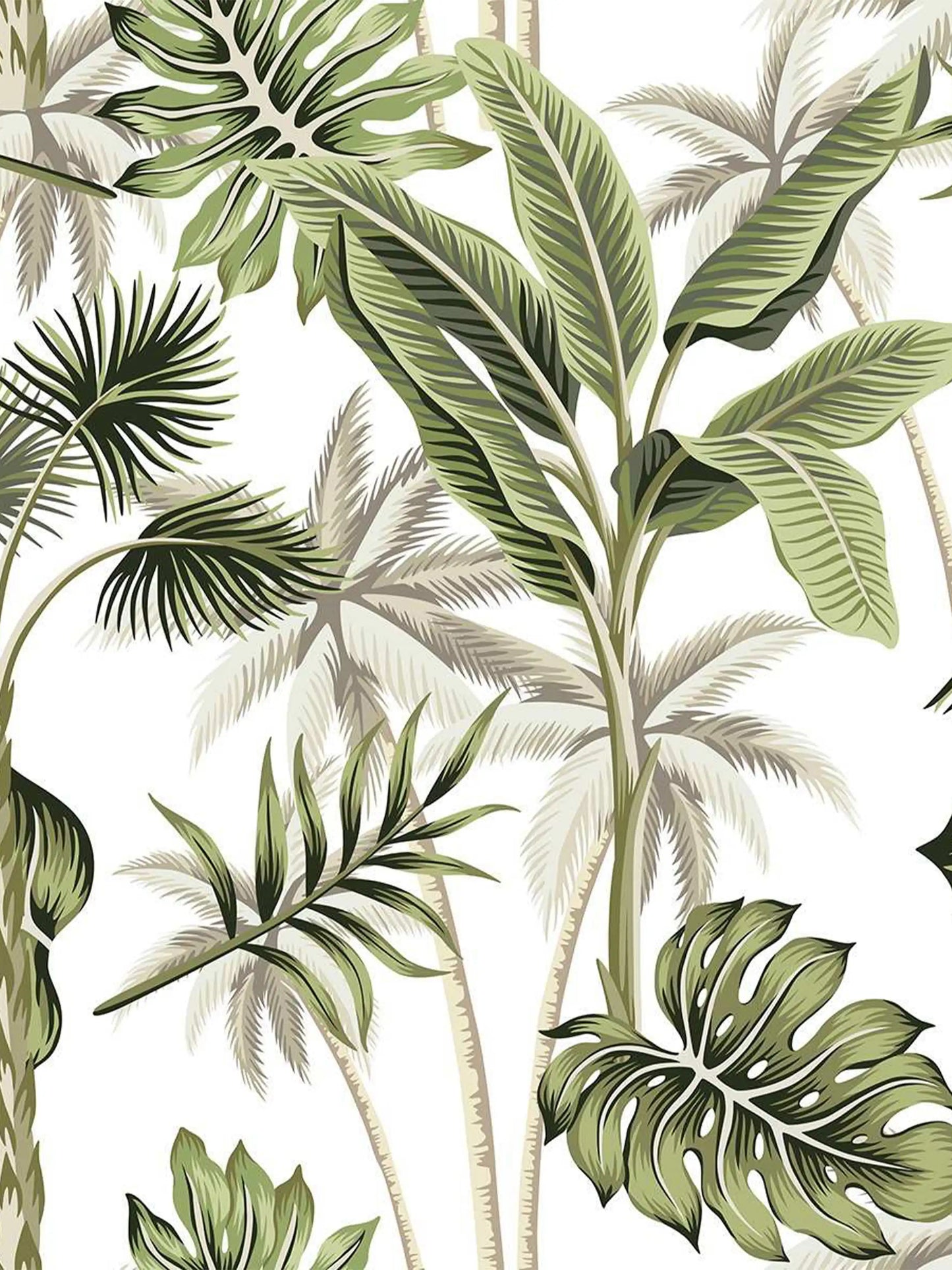 AtoZ Home Decor Tropical Rainforest Wall Mural Wallpaper - Custom & Standard Sizes