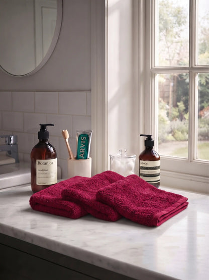 Atoz Home Decor Super Ultrx Zero-Twist Cotton Face Towel Set