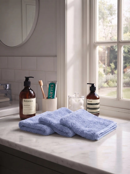 Atoz Home Decor Super Ultrx Zero-Twist Cotton Face Towel Set