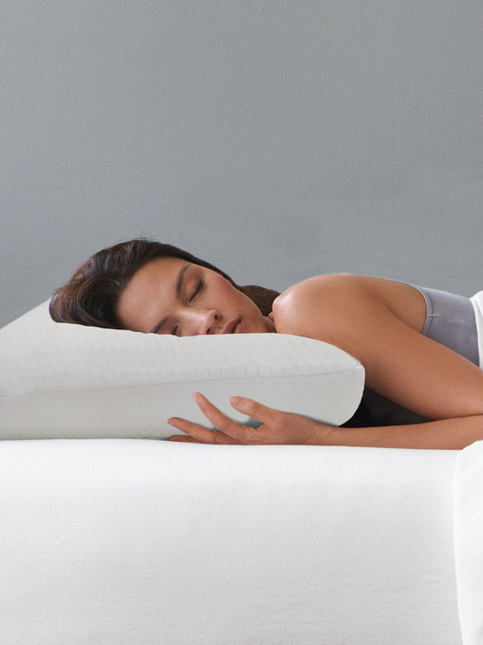 Memory Foam Pillow – Orthopedic Comfort, 17" x 27", Breathable Zip Cover