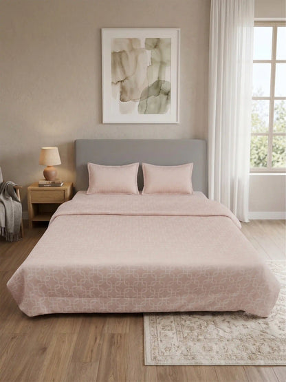 Premium 300 TC Cotton King Size Bedding Set 4 Piece (Bedsheet, Comforter, 2 Pillow Covers)