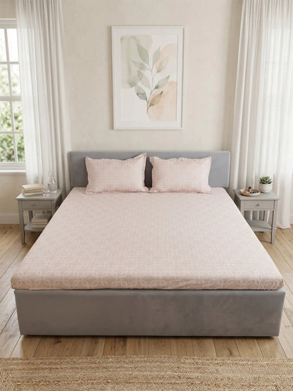Premium 300 TC Cotton King Size Bedding Set 4 Piece (Bedsheet, Comforter, 2 Pillow Covers)
