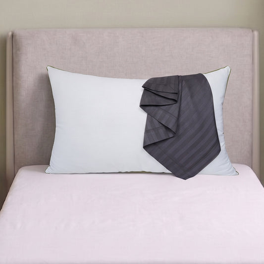 AtoZ Home Decor Cotton Pillow & Strips Pillow Cover Combo Set