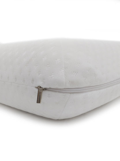 Memory Foam Pillow – Orthopedic Comfort, 17" x 27", Breathable Zip Cover