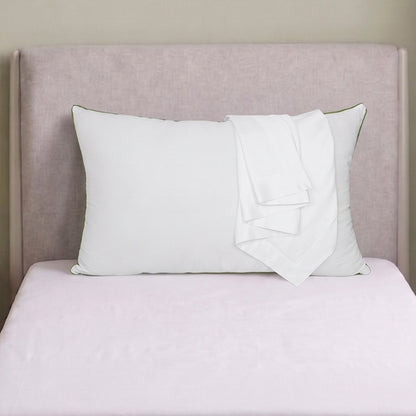 AtoZ Home Decor Cotton Pillow & Plain Pillow Cover Combo Set (68 x 45 cm)