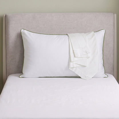 AtoZ Home Decor Cotton Pillow & Plain Pillow Cover Combo Set (68 x 45 cm)