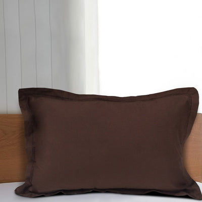 Shop premium Solid Brown Pillow Cover Set – Premium Cotton – Set of 2 at AtoZ Home Decor