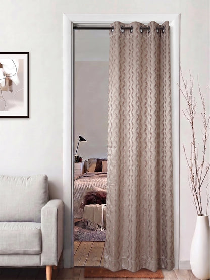 AtoZ Home Decor Printed Geometric Window & Door Curtains (Multiple Sizes & Colors)