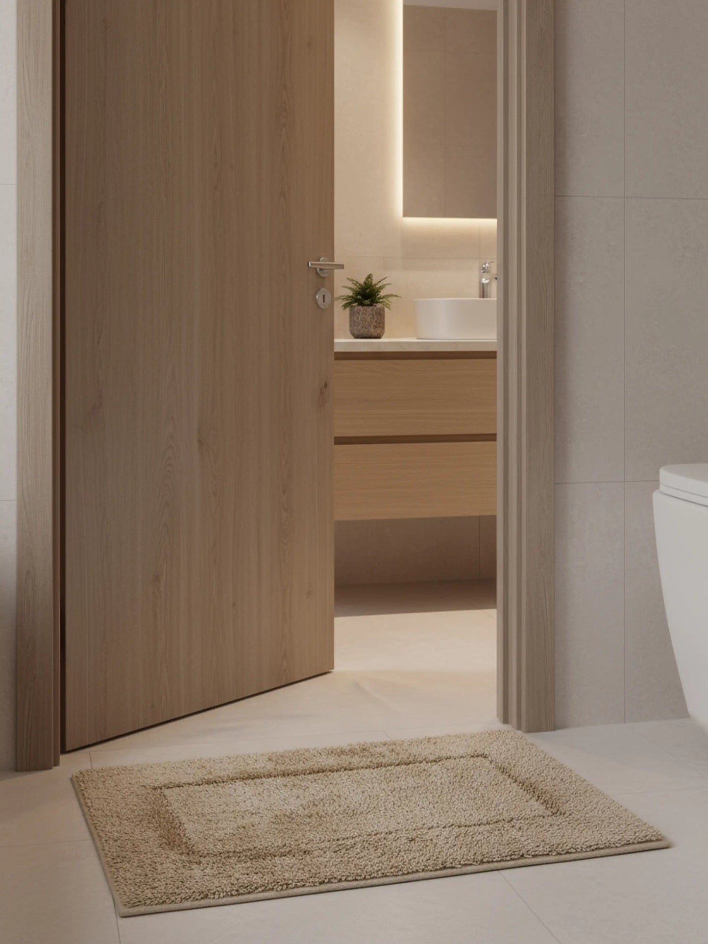 AtoZ Home Decor Hygro Cotton Bath Mat with multiple colours and size.