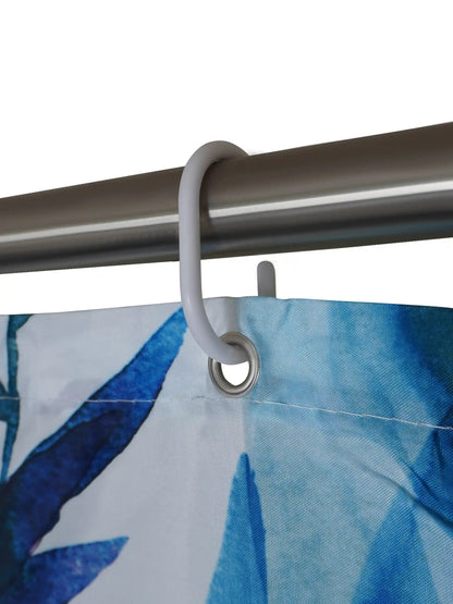 AtoZ Home Decor Waterproof Shower Curtain with Hooks (Multi-Pattern Collection)