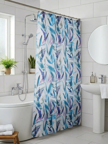 AtoZ Home Decor Waterproof Shower Curtain with Hooks (Multi-Pattern Collection)
