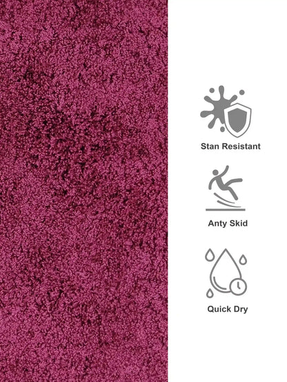 AtoZ Home Decor Luxury Solid Bath Mat | Anti-Skid & Quick-Dry (40 x 60 CM)