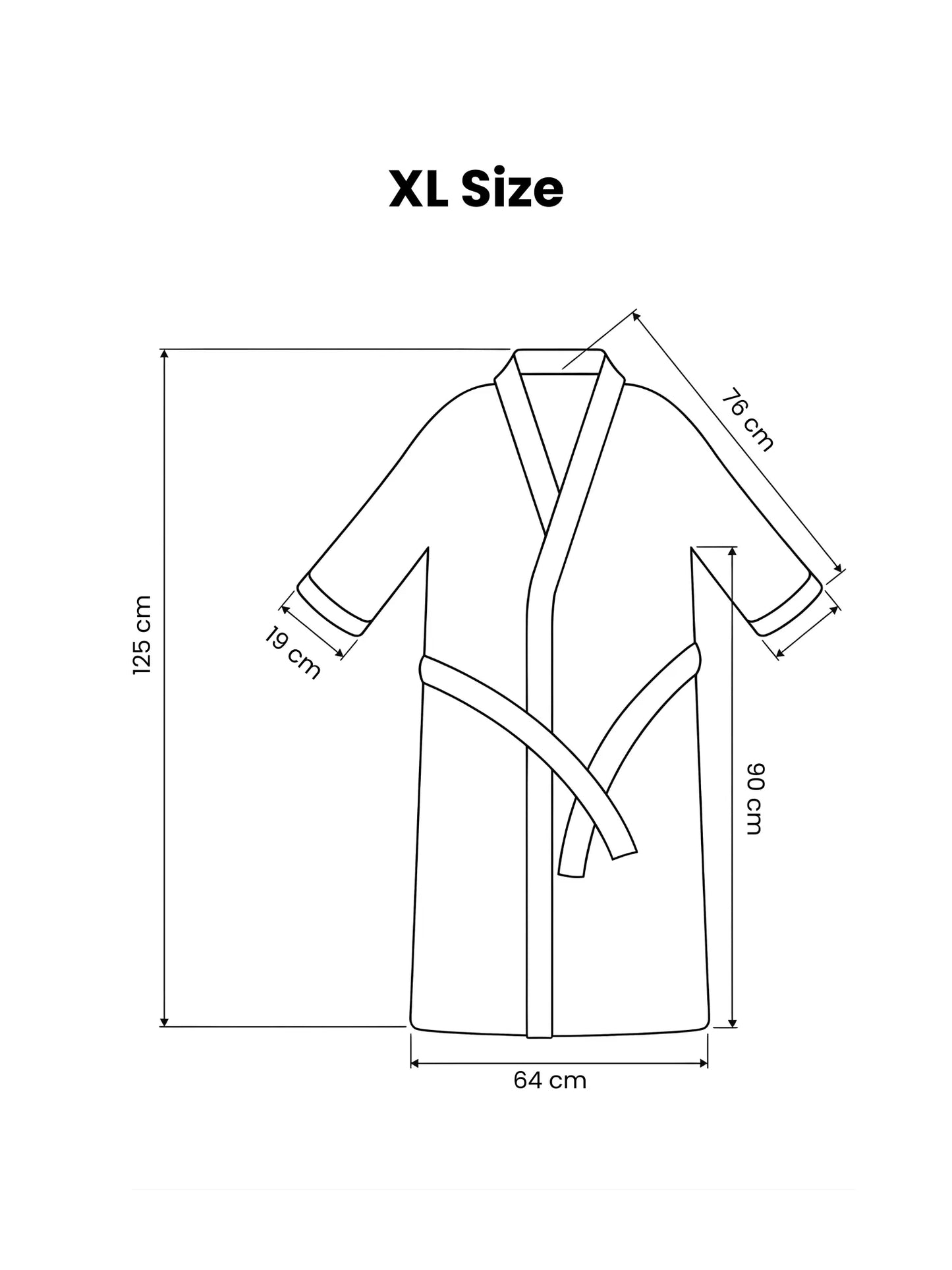 Atoz Home Decor Hue Microfiber Unisex Bathrobe