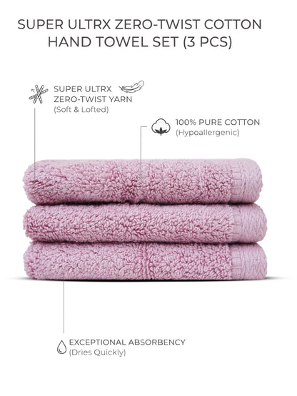 Atoz Home Decor Super Ultrx Zero-Twist Cotton Face Towel Set