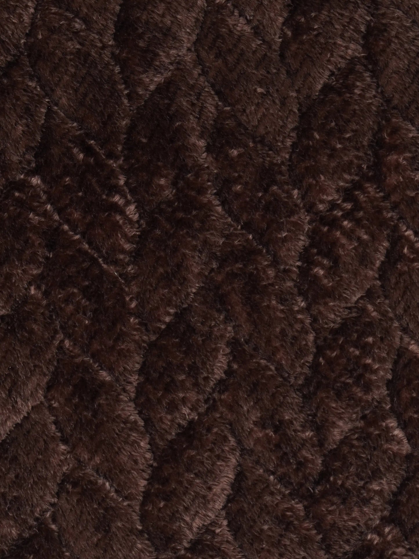 AtoZ Home Decor Luxury Textured Braided Velvet Sofa Cover | Braided Chevron Pattern