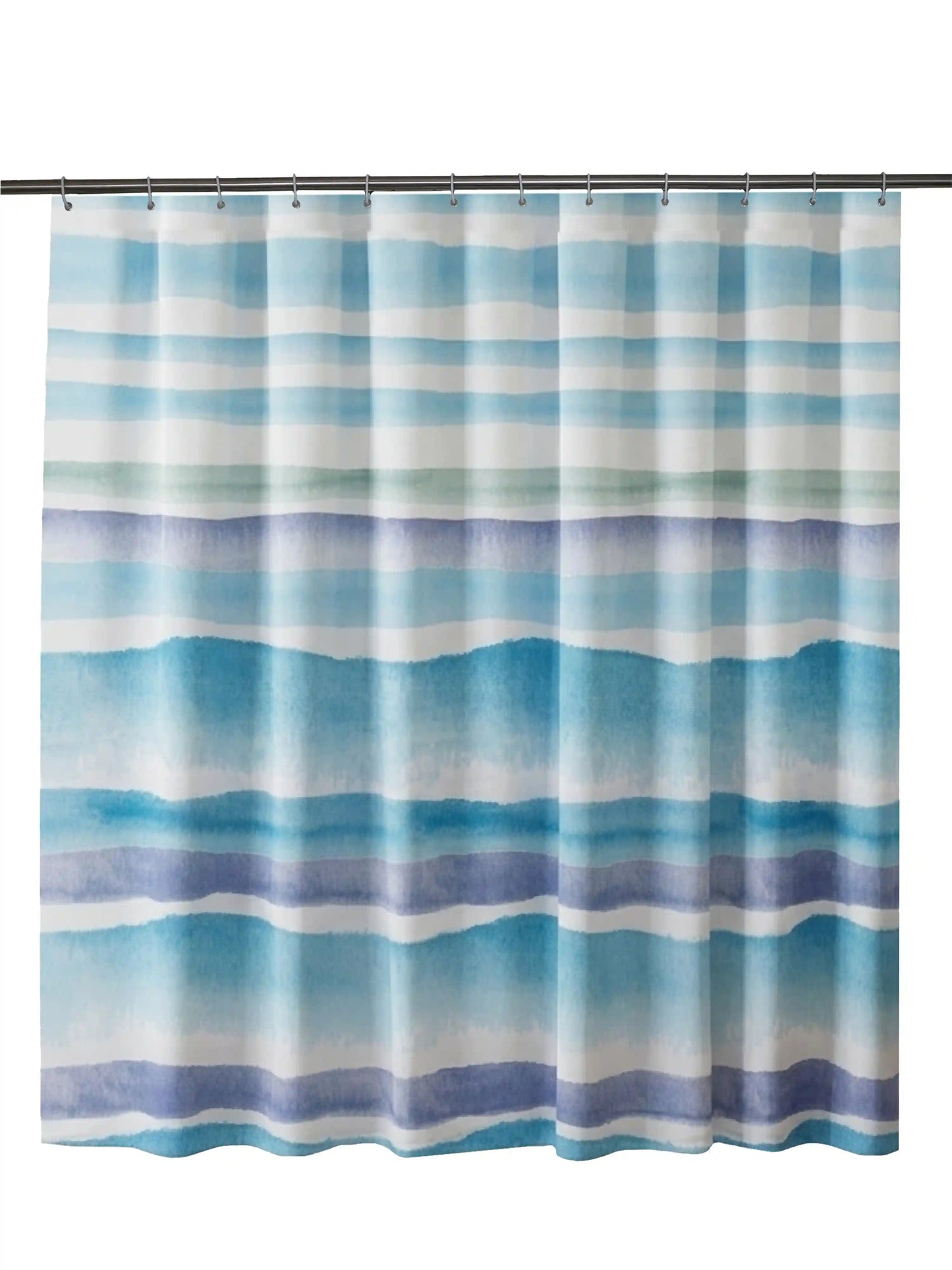 AtoZ Home Decor Waterproof Shower Curtain with Hooks (Multi-Pattern Collection)