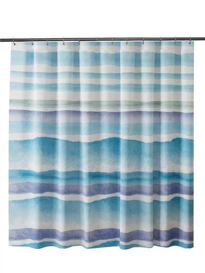 AtoZ Home Decor Waterproof Shower Curtain with Hooks (Multi-Pattern Collection)