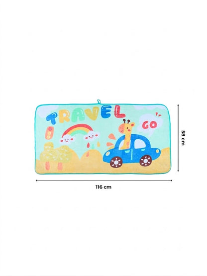 Splash Trendy Car / Dinasour Cartoon Kids Bath Towel .