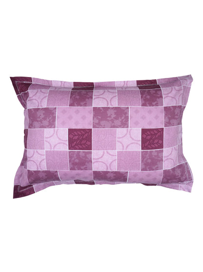 AtoZ Home Decor Cotton Pillow & Checkerd Pillow Cover Combo Set