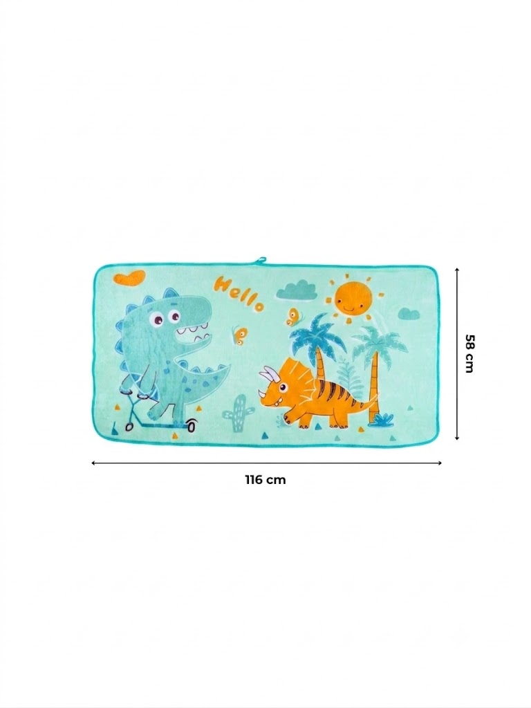 Splash Trendy Car / Dinasour Cartoon Kids Bath Towel .
