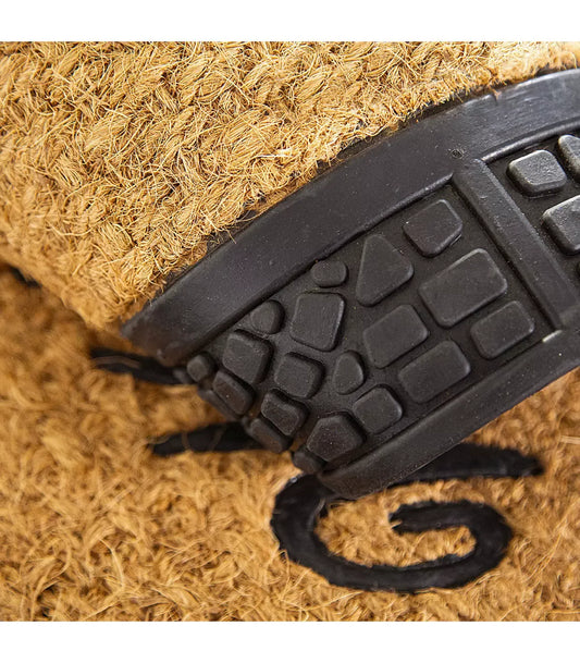 AtoZ Home Decor Coconut Fiber & Rubber Welcome Door Mat