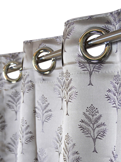 AtoZ Home Decor Fern Embroidered Curtains (Multiple Sizes & Colors)